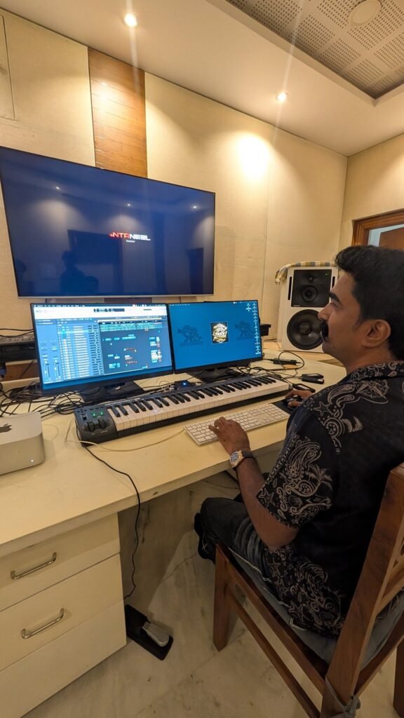 Ravi Basrur Creates Huge Buzz Ahead of NTR Birthday Treat 1 img 7002
