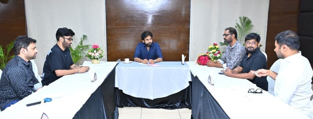 Telugu Top producers meet AP Deputy CM Pawan Kalyan Garu 1 img 7354