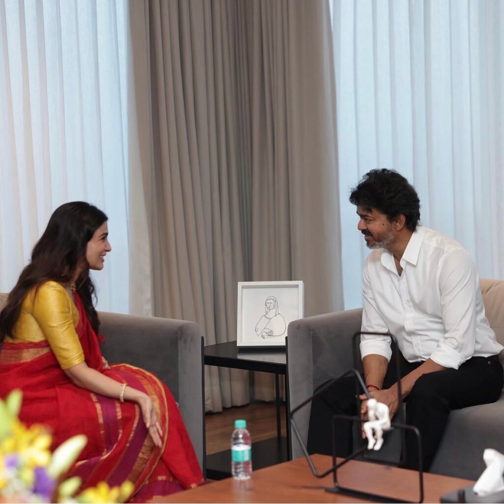 Samantha meets Tamil Nadu CM Vijay in Chennai. 1 img 7919