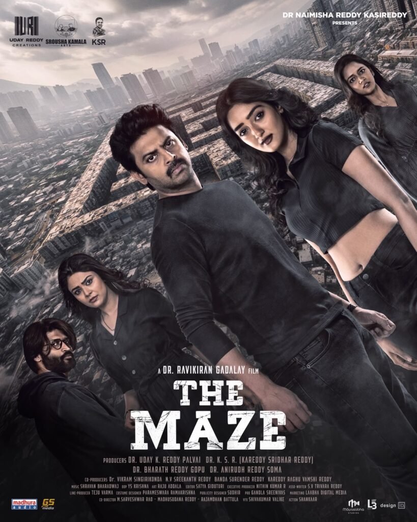 Sriram’s The Maze Unveils Intriguing First-Look Poster 1 254444b1 04f8 4739 a01e d2fc8a3432f9
